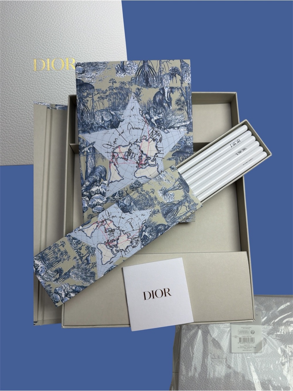 NIB Dior Around The World Limited Edition Office Set